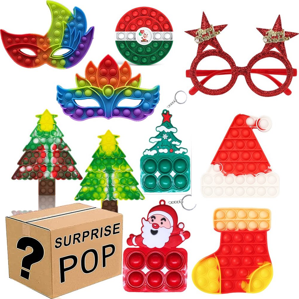 Pop It Fidget | Assorted Pack Christmas Pop It Easter Toys